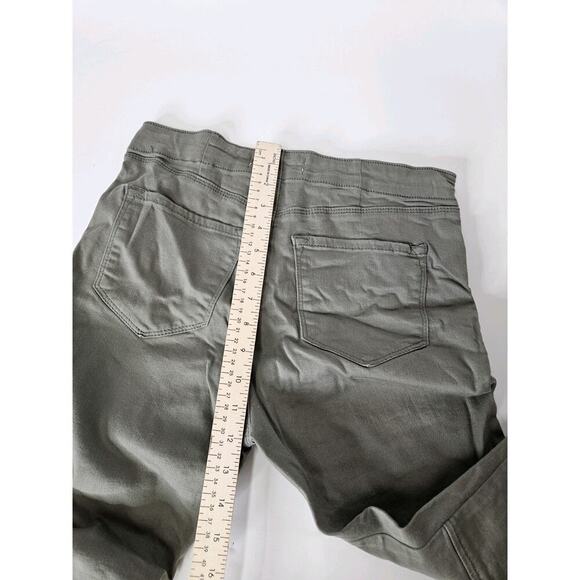 Kancan Moto Stretch Pants Jeans Ankle Zip Button Fly Size 27 Green Women's - Picture 5 of 7